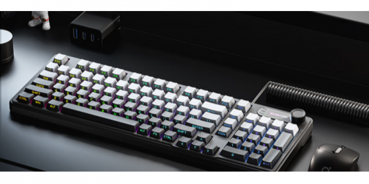 前行者 V102 Ultra 三模RGB无线键盘 黑莓版 今日特惠139元